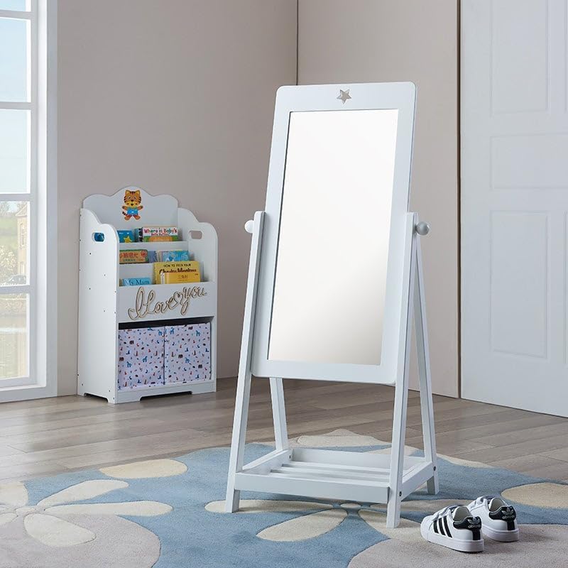 Funnel The Fairy Girls Wooden Standing Mirror