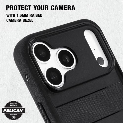 Image of Pelican Protector iPhone 18 Pro /17 Pro Case - MagSafe Phone Case - Black