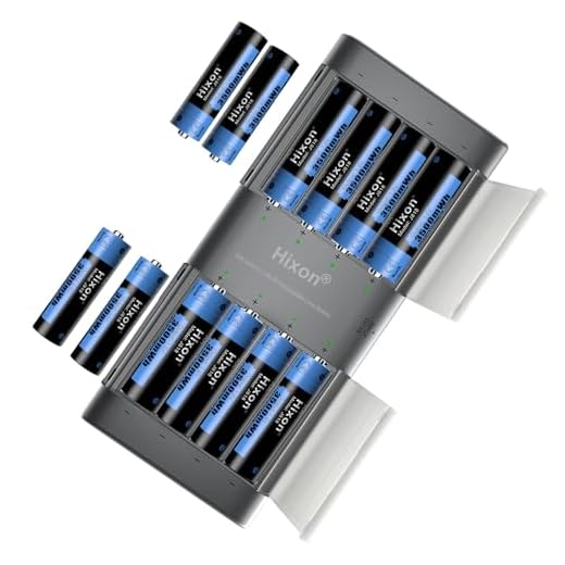Hixon 12 Pack Rechargeable AA Batteries