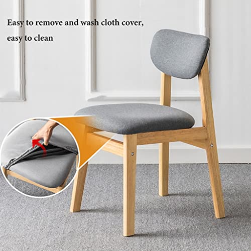 Chaise d'appoint à dossier moderne en bois et cuir blanc de salon - 4