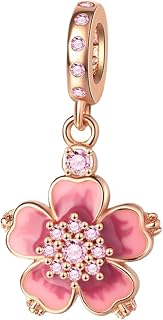 Charm for Bracelets and Necklaces Heart Cat Flower Boy 925 Sterling Silver Bead Birthday Jewelry Gift for Women