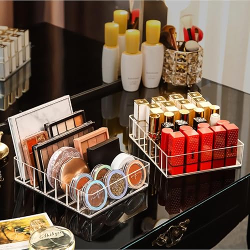 Image of JessLab Makeup Organizer (3 Slot) Bundle with Palette Makeup Organizer (7 Slot)