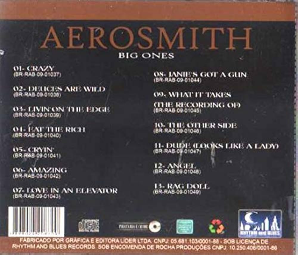 CD Aerosmith Big Ones | Amazon.com.br