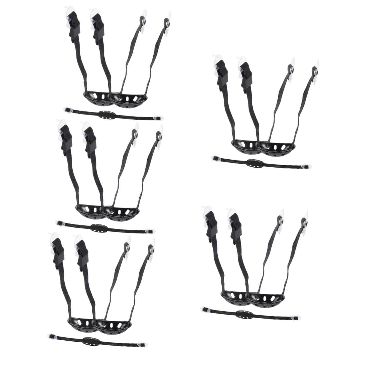 UKCOCO 5 Series Correa Para La Barbilla Del Casco Sudor Correa De La Barbilla Para El Casco Correa De Barbilla Ajustable Para Sombreros Correa De Sombrero Ajustable Poliéster 3 Piezas X 5
