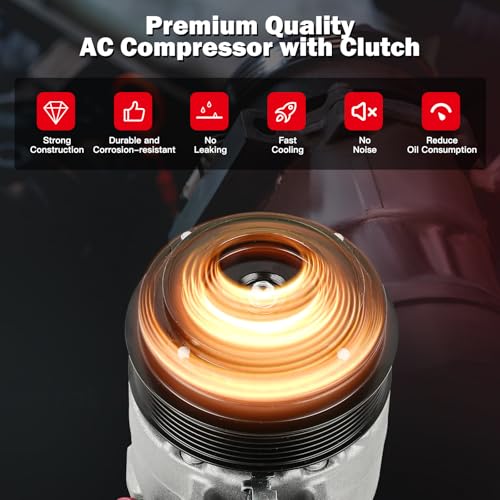 Image of CCIYU AC Compressor w /Clutch for Mercedes-Benz CLS400 3.0L 2015-2017