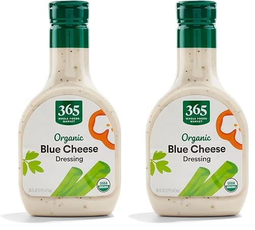 365 by Whole Foods Market, Dressing Blue Cheese Organic, 16 Fl Oz (Pack of 2)