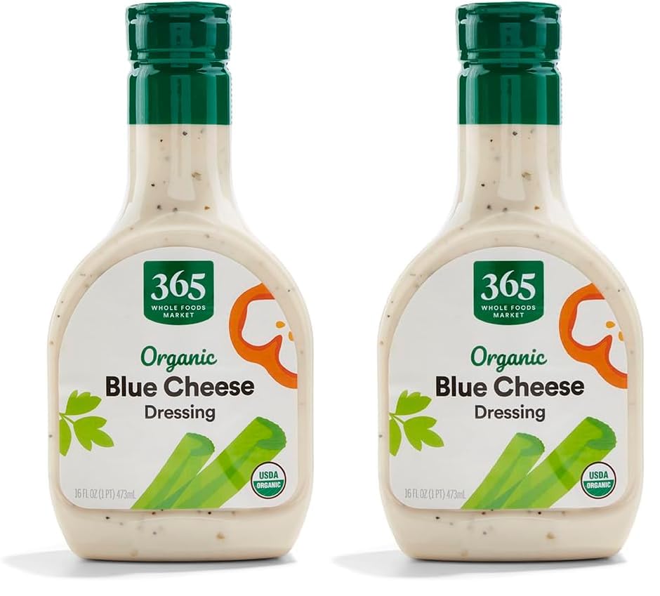 365 by Whole Foods Market, Dressing Blue Cheese Organic, 16 Fl Oz (Pack of 2)