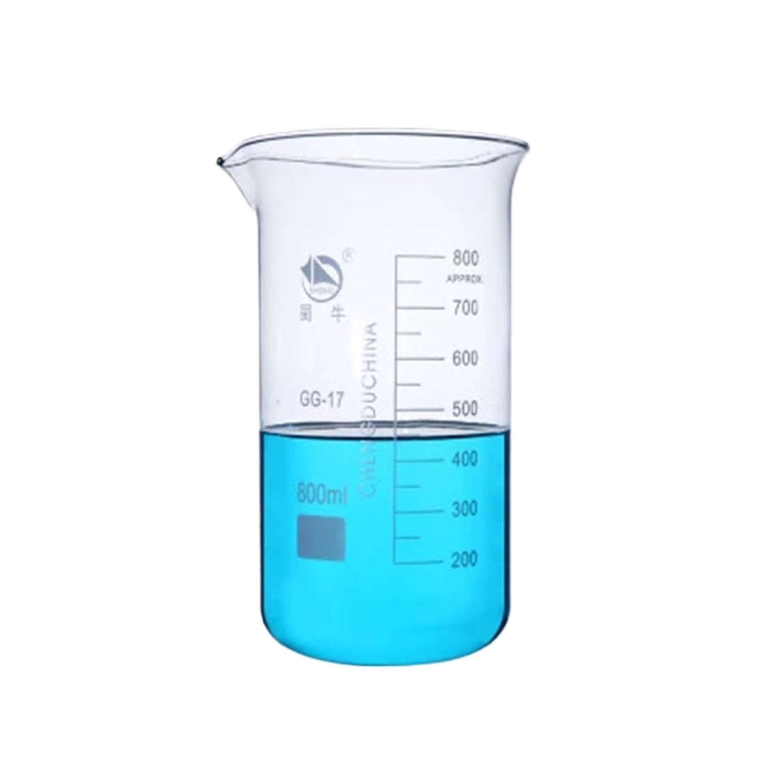 [1 Set (150 ml, 400 ml, 600 ml, 800 ml) Messbecher aus Borosilikatglas in hoher Form, Messbecher aus Glass, Laborausrüstung]