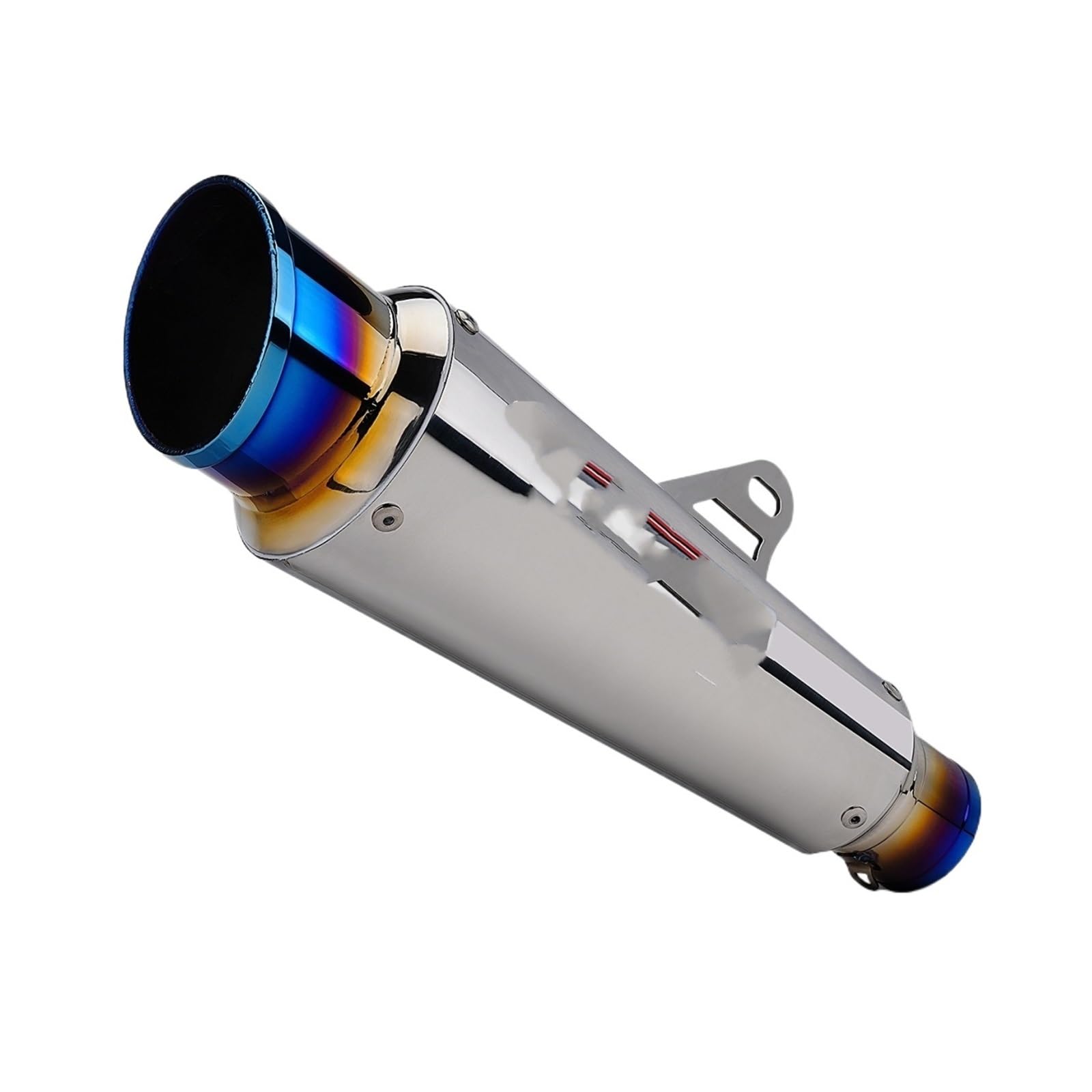 motocyklowy wydech 51mm Uniwersalny Układ Wydechowy Motocykla Modyfikacja Tłumika Ze Stali Nierdzewnej Pasuje Do NINJA 300 R3 ZX4R GSX750 CB650(Type A)