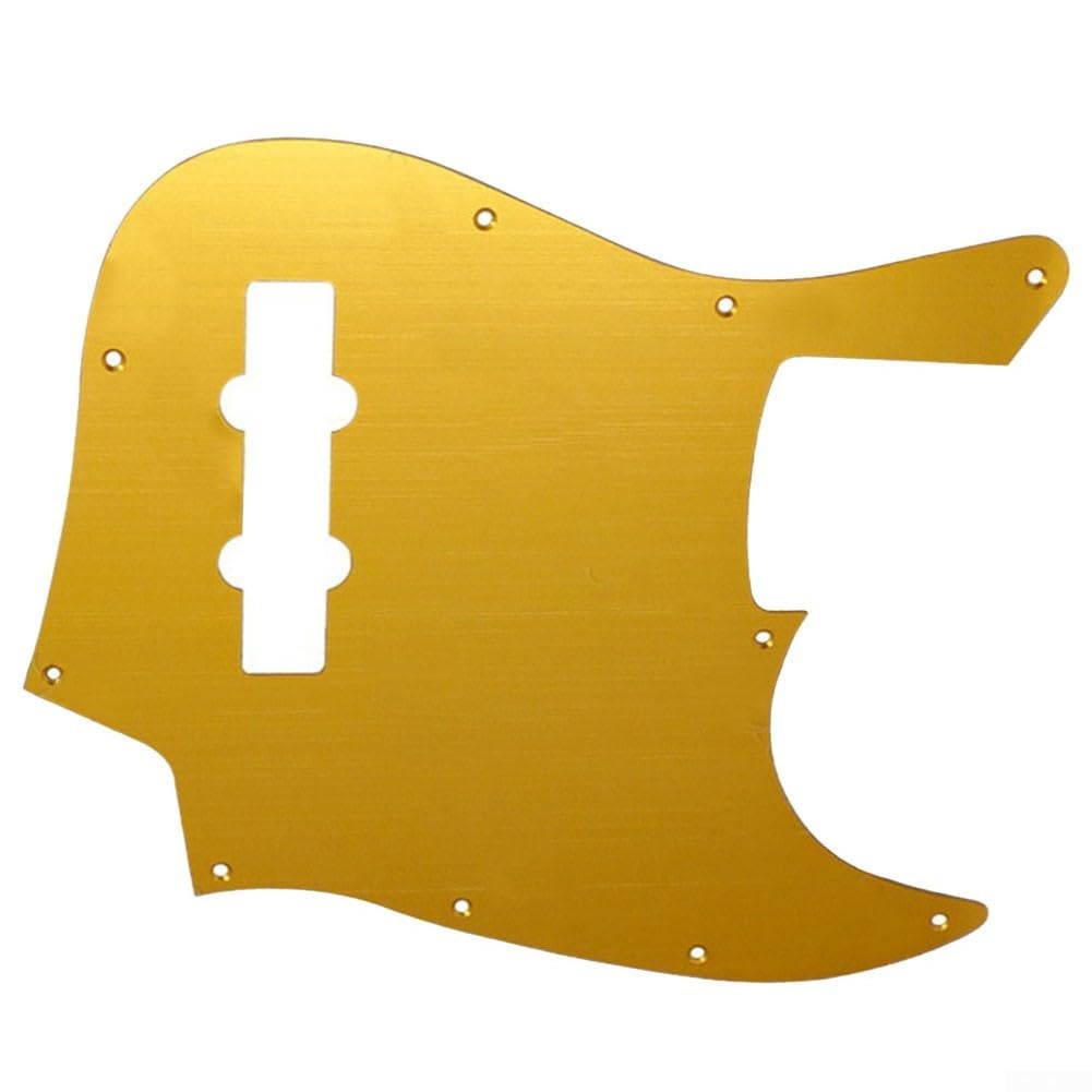 Gold Scratch Plate do J-Bass 24 x 21 cm cienka (złota)