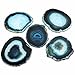 rockcloud Agate Slices Geode Stones,Place Card,Irregular Home Decoration Healing Crystals Collection 3-4.3
