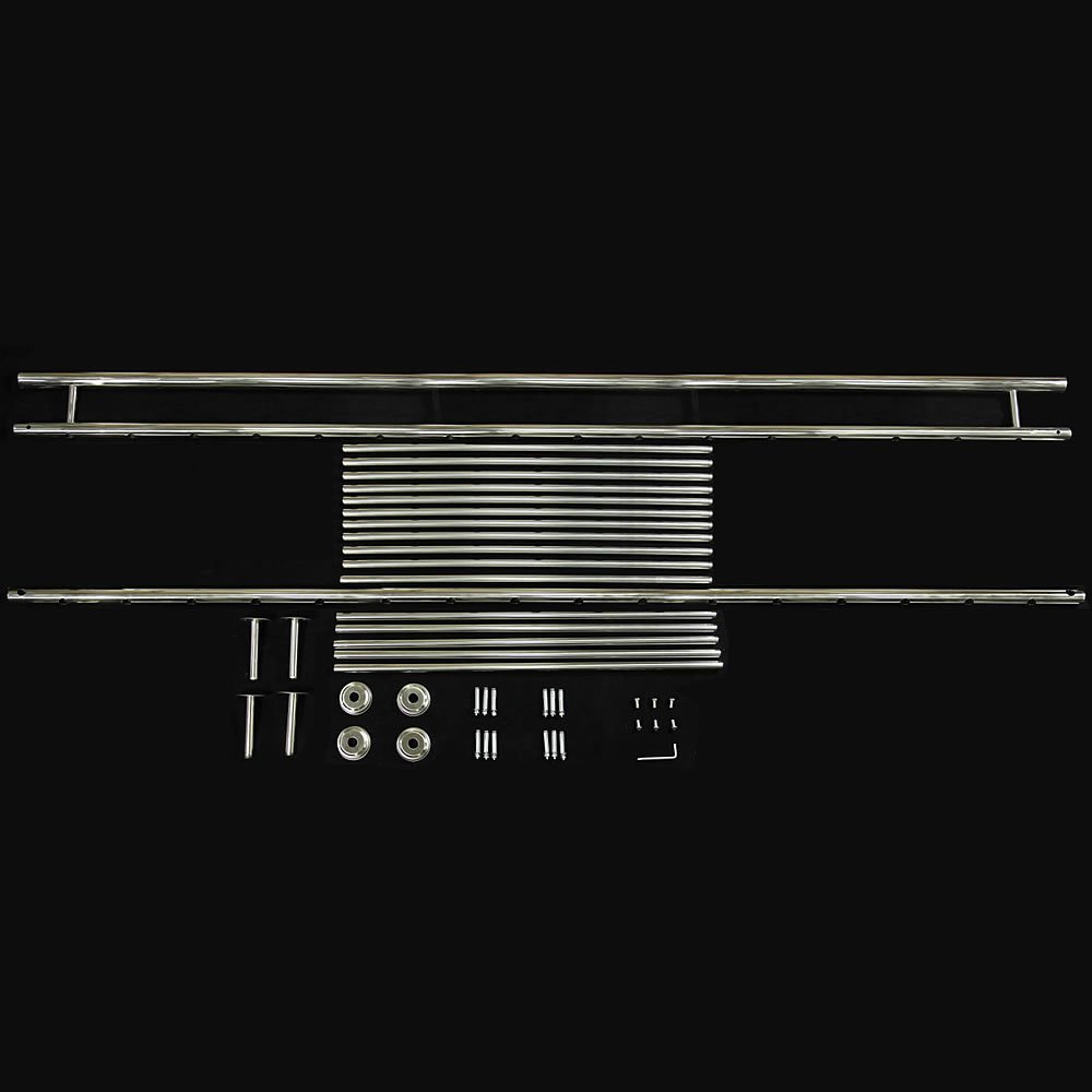 225 cm balcone V2 A Stab Ringhiera Balcone Acciaio Inossidabile Ballustrade finestra griglia
