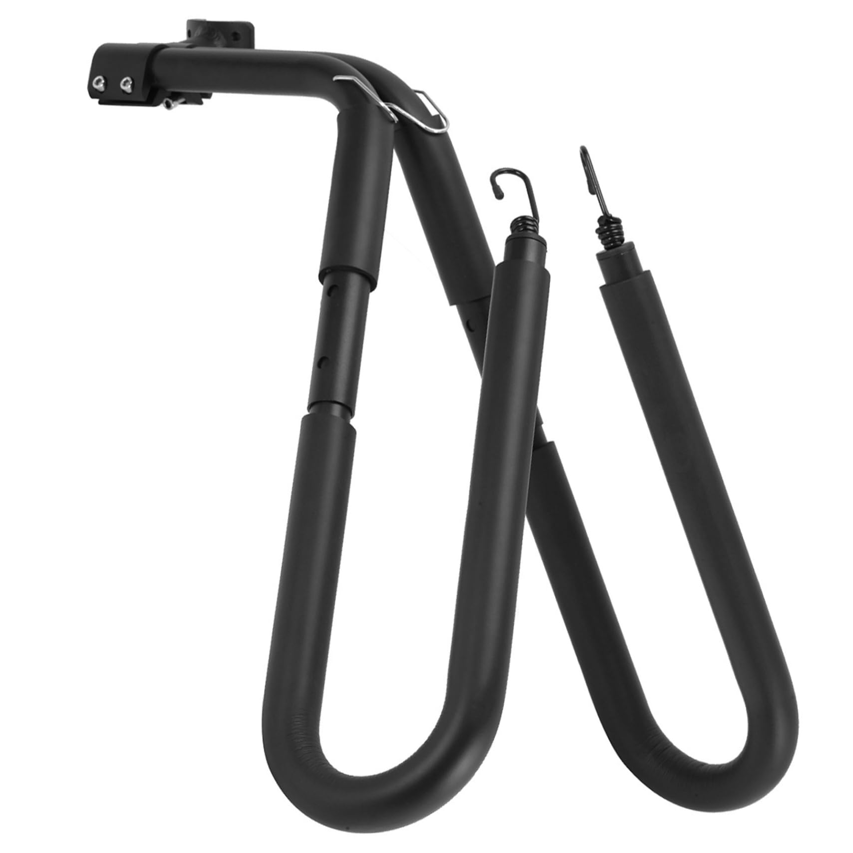 Rack de vélos à Planche de Surf, Porte-Panneaux à vélo réglable, Rack de Surf en Aluminium, Support de Planche de Surf Facile à Retirer pour Les Panneaux de Surf Courts, Rack de Surf