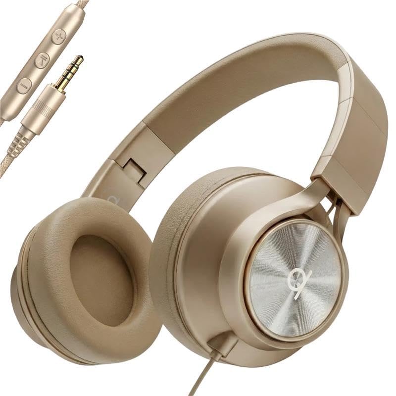 Image of ARTIX Wired Headphones for Kids & Adults - Built-in Mic & Volume Control, Kids Headphones for School & Travel, Girls & Boys Head Phones for Computer, iPad, Chromebook, Tablet, Laptop 3.5mm Aux Cord