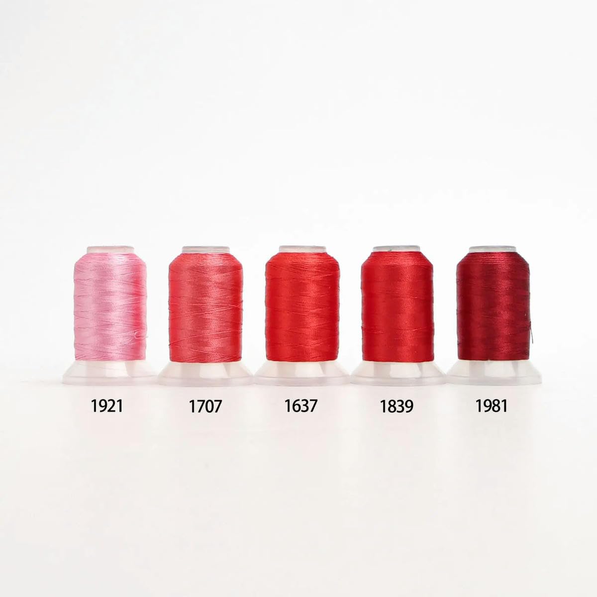 80 Farben/Set, 120D-Stickgarn, 500 m/Rolle, geeignet für 1200CN-Mehrkopf-Stickmaschinen