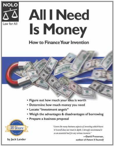 Buy All I Need Is Money: How To Finance Your Invention — BookShops.in