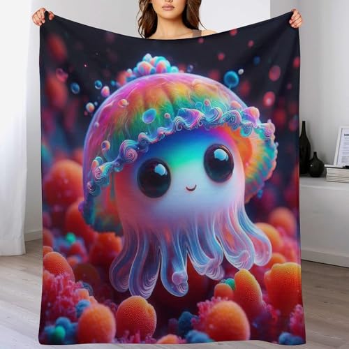 Manta de pulpo de forro polar ideal para tardes de sofá 2
