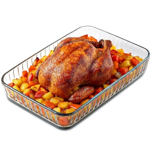 Ums 4-Qt (16" x 11" x 2") Glass Baking Dishes