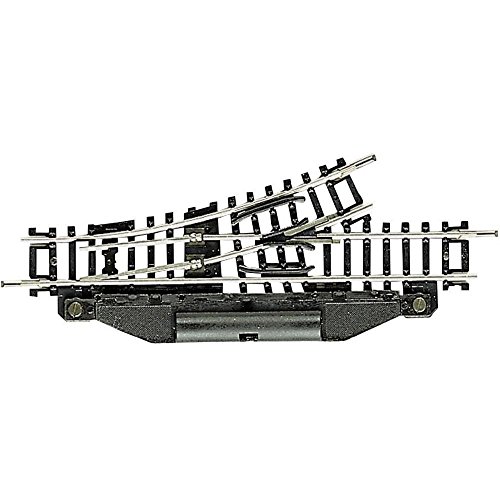 Aiguillage électrique à gauche Fleischmann 22249 : automatisme précis pour réseau N sans ballast