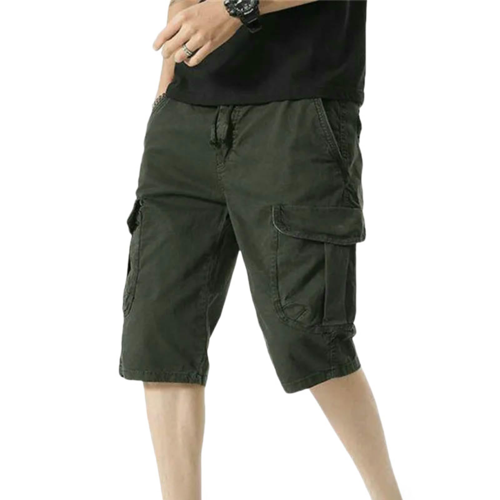 Short cargo d'été pour homme USTZFTBCL idéal balade décontractée - 6