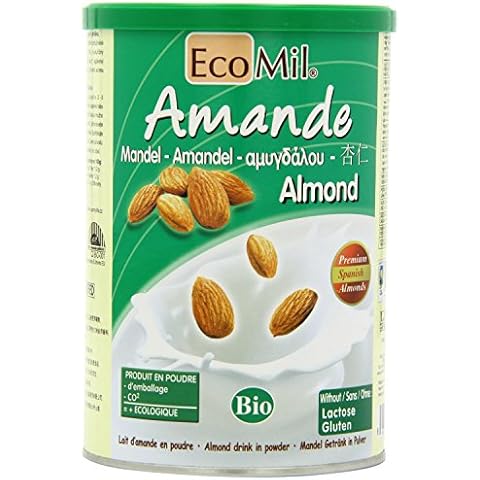 Ecomil | Almond Drink Powder | 2 x 400g Cover