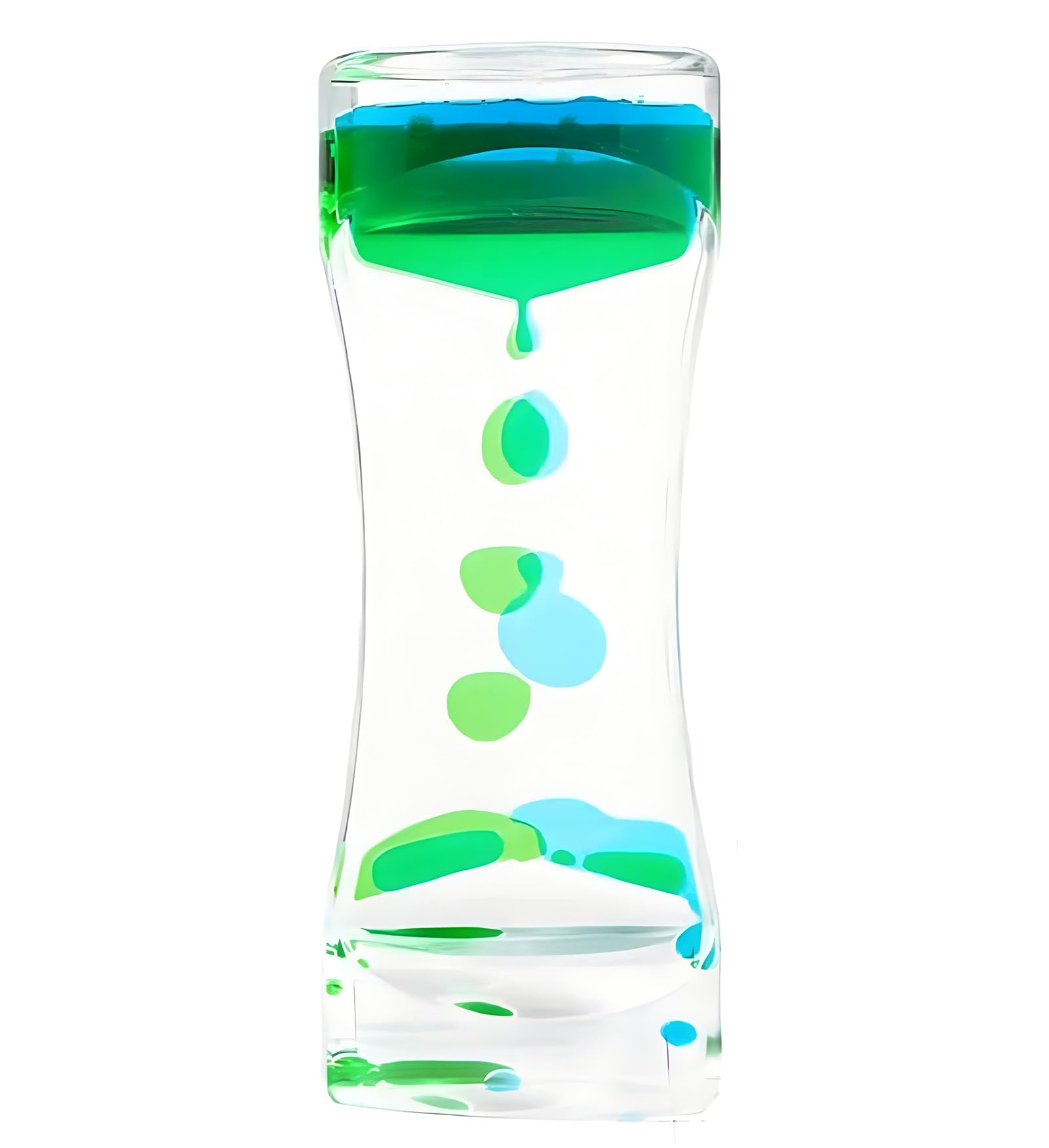 Liquid Motion Bubble Timer Sensory Hourglass Toy for Relaxation Autism, Sensory Needs, ADHD, Motion Timer, Stress Relief, Anxiety, Hourglass Toy for Kids and Adults (D)