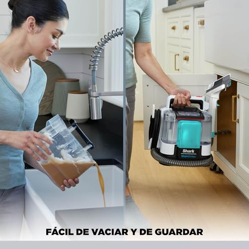 Miniatura 5 de Shark StainStriker, Limpiador de Manchas con 5 Accesorios, 450W, PX200EUT | Minicepillo Pelo Mascotas, Boquilla Estrecha, Tubo de Limpieza, 2 X Soluciones de Limpieza Incluidas, Ligero y Portátil