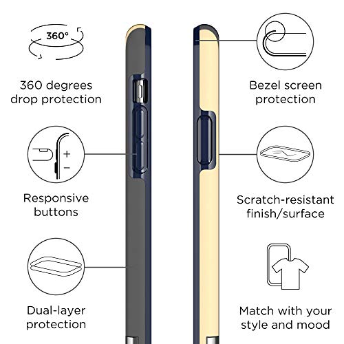 Coque iPhone 11 Pro anti-choc Richmond & Finch rayures bleu - 3
