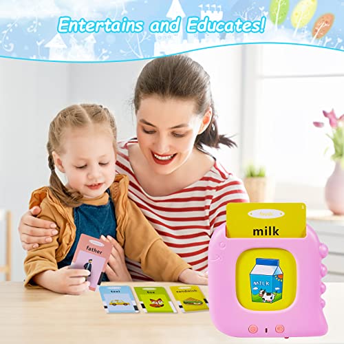 Talking Flash Cards For Toddler Autism Speech Therapy Toys Puzzle Learning Toys For 3+ Year Olds Birthday Gifts For Children(Blue) #TOP1