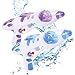 ArtCreativity Galactic Water Squirt Guns for Kids, Toddlers and Adults, Set of 2, 8.5 Inch Blaster Toys for Swimming Pool, Beach and Outdoor Summer Fun, Cool Birthday Party Favors for Boys and Girls