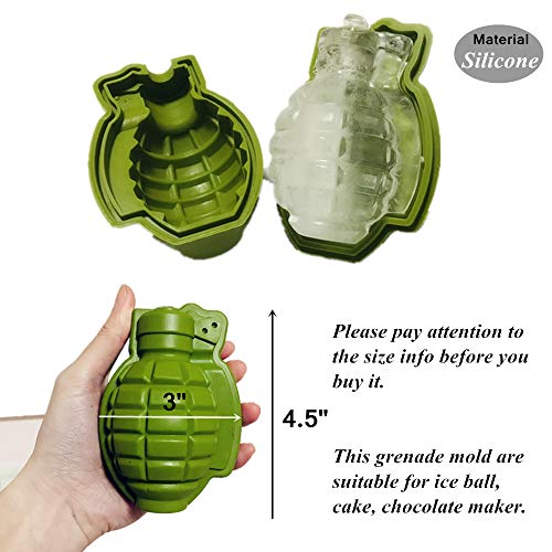 Set 3 Moldes para Hielo 3D Silicona y Plástico miniatura 2