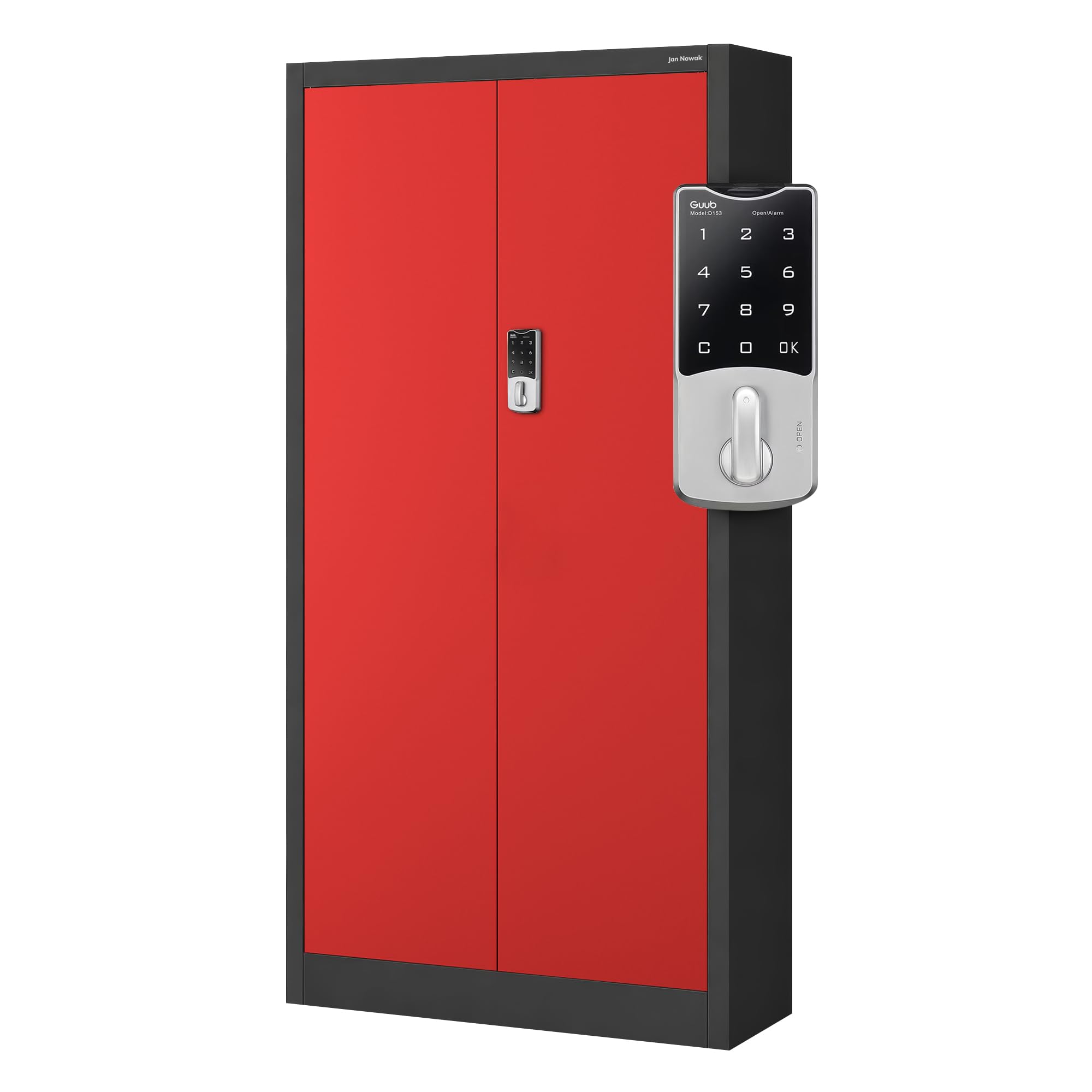 Armoire dossiers classeurs securisee a code pour archives et bureau Jan Nowak