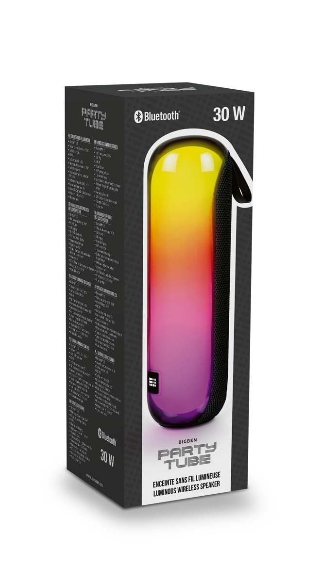 Altoparlante luminoso senza fili a 180� - BIGBEN - PARTYBTTUBEBK