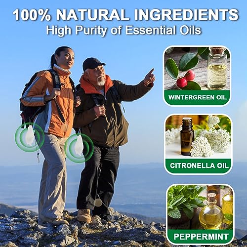 LAEBUE Mosquito Repellent for Patio, Natural Mosquito Repellent for Yard, Powerful Mosquito Repellent for Outdoor and Indoor, Mosquito Control for Room,Mosquito Deterrent for Travel - 8 Pack, Green