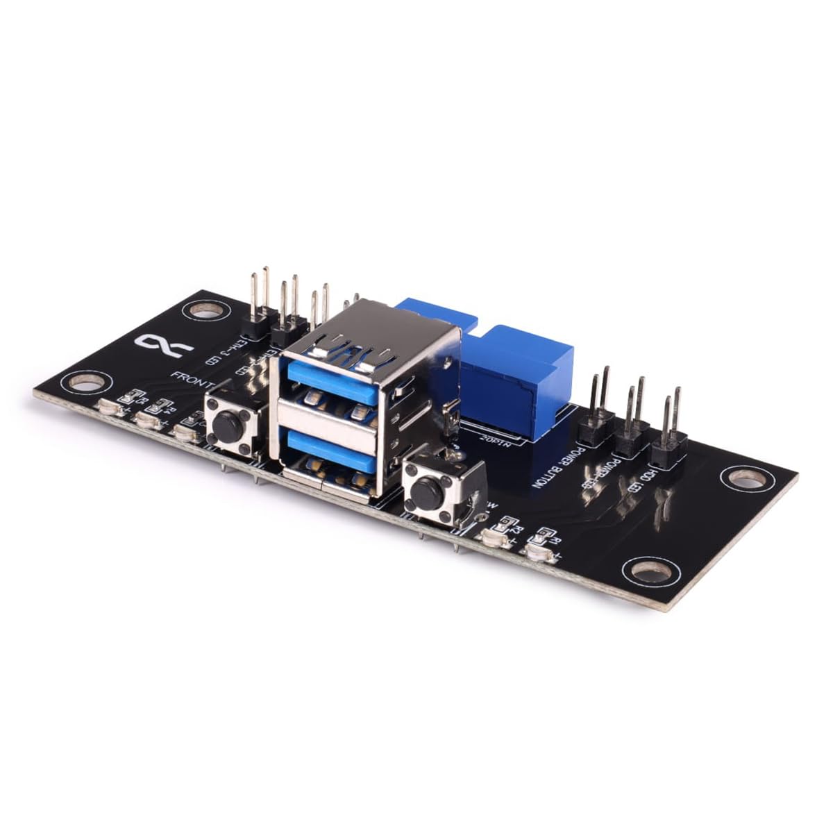 Alphacool ES Front I/O-Panel USB 3.0 avec câble pour boîtier serveur - 6