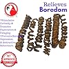 Bonka Bird Toys 2927 (Pk6) Wine Palm Springs 3.50" x 1", Parrot Foot Talon Craft Chew Cage Toy, Conure, African Grey, Quaker, and Similar #4