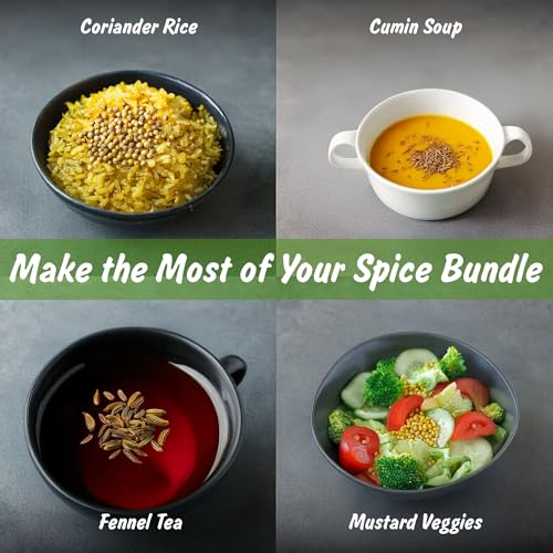 Spice Profile Coriander+Cumin+Fennel+Mustard Gourmet Spice Quartet image 5