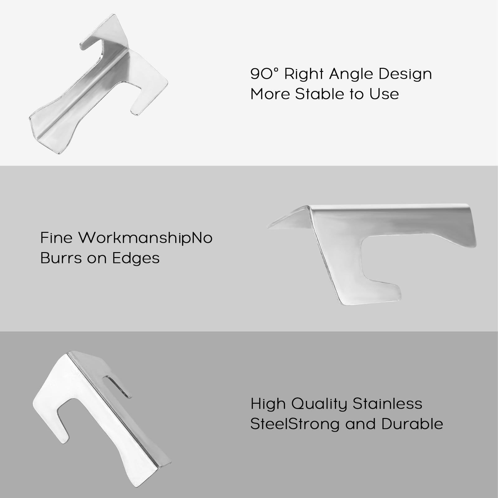 Lot De 3 Entretoises Universelles En Acier Inoxydable