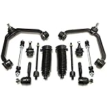 PartsW - 12 Pc Suspension Kit for Ford Explorer/Ranger/Mazda B2500 B3000 B4000/ Mercury Mountaineer/Tie Rod Ends+Sway Bars+Lower Ball Joints+Gear Bellows+Upper Control Arms