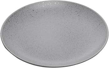 WOLFF - Prato Raso de Cerâmica Mist Cinza Matte 27cm