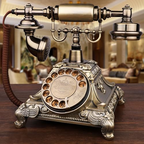 Téléphone antique rétro laiton idée cadeau idéale pour collectionneur et passionné