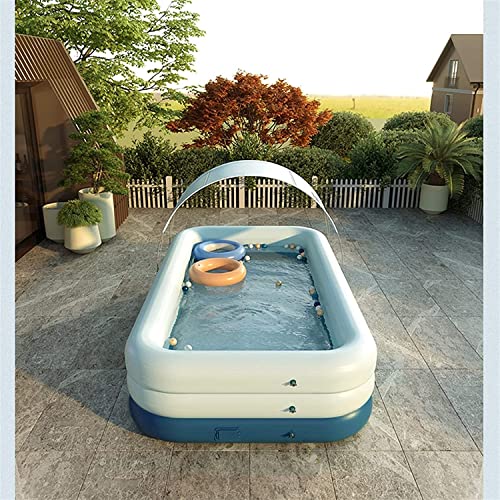Pools for Gärten Swimmingpools for Gärten drahtlose einschlüssel aufblasbare pool groß mit markise erwachsene kinder… – Bild 3