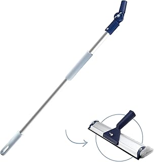 Ha-Ra Teleskopstiel 0,66-1,00m I robuster Teleskopstiel stufenlos ausziehbar I Teleskopstiel für Ha-Ra Fensterwischer Vario & Standard I Rutschfester Griff & langlebiges Aluminium