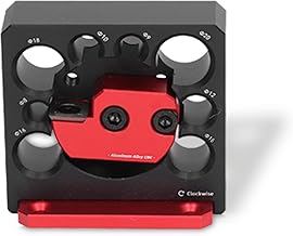 Kit de Gabarito para Cavilhas, Gabarito de Cavilha Ajustável Métrico de 8 Mm a 20 Mm, Ferramenta Auxiliar de Haste Redonda de Madeira Maciça de Fresagem de 8 Furos, para Hastes