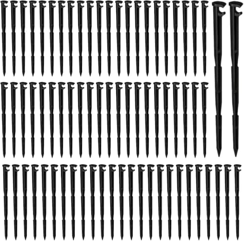 200 Pack Irrigation Drip Support Stakes 1/4 Inch Tubing Hose Holder