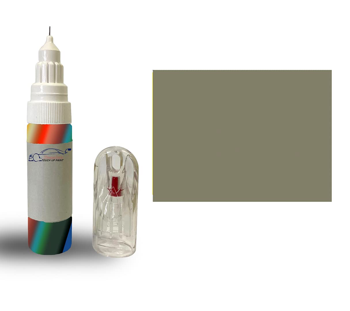 Xtremeauto RAL 7002 Olive Grey Pen Dull Matt Matte Touch Up Paint Brush Repair Scratch Upvc Pvc Metal Wood