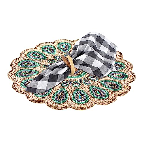 Cleentable 74213 Beaded Table Mat, Coffee Table Beaded Mat, Placement Mats thumb #4