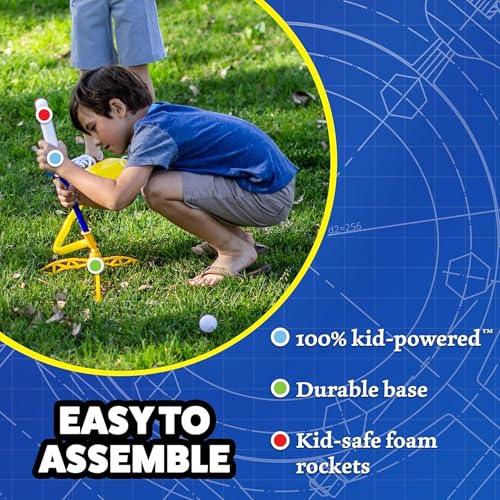 Image of The Original Stomp Rocket: Jr. Glow in the Dark 4-Rocket (20005) with 3-Rocket Refill Pack (20015)