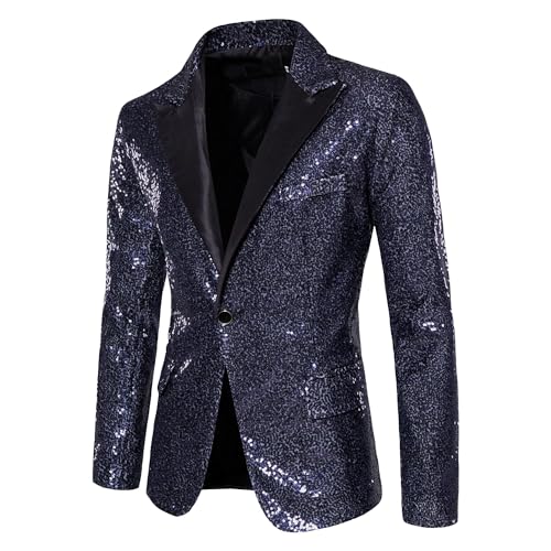 Blazer à paillettes homme pour mariage chic et costume de soirée ajusté