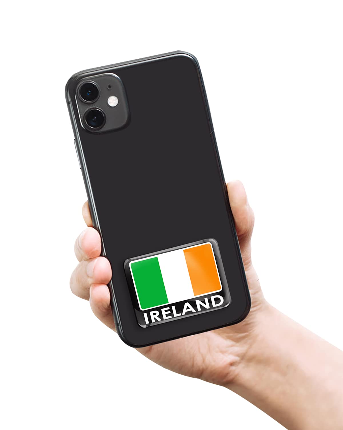 Adesivi 3D Bandiera Irlanda - 2 Pezzi, Per Auto, Moto E Bici, Resistenti Agli Agent Atmosferici - Foto 5